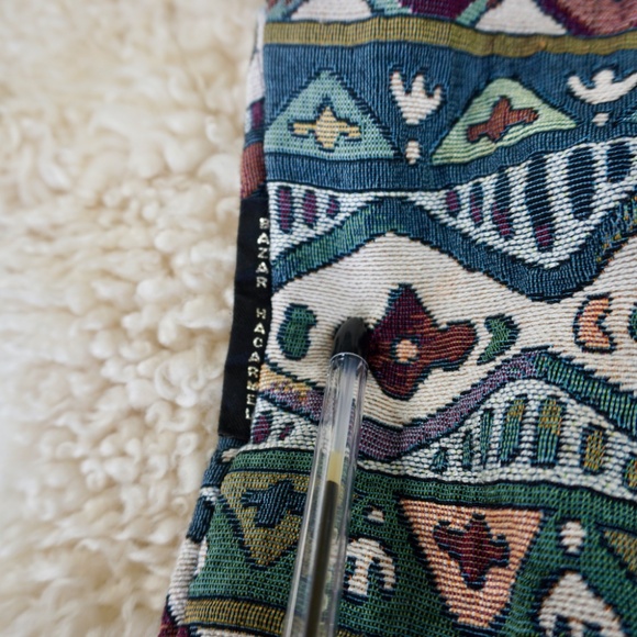 VTG Tapestry Cross Body Messenger Bag Carpet Fabric Boho Purse Hippie Festival - Picture 4 of 5